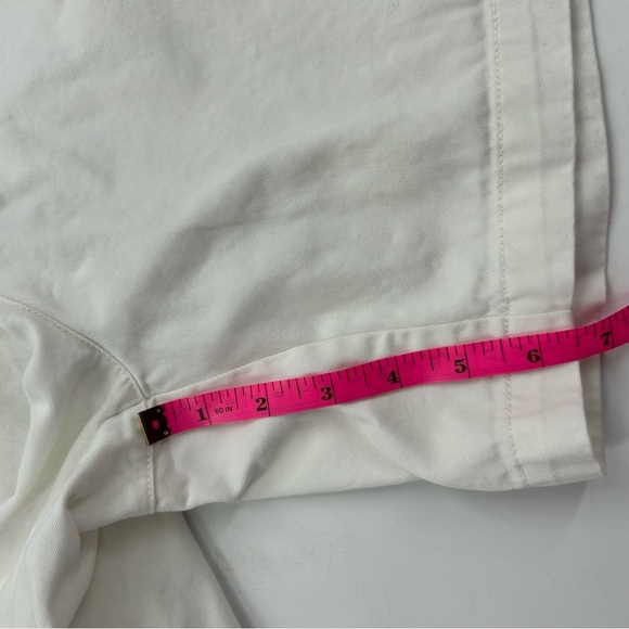 Vintage 90s Bill Blass Stretch High Rise Mom Jean Shorts Size 16 Button/Zipper - Picture 5 of 7